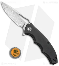 CIVIVI Little Fiend Liner Lock Knife Black G-10 (3" Damascus) C910DS -Civivi CIVIVI Little Fiend Liner Lock Knife Black G 10 Damascus C910DS BHQ 105682 kp bottle cap