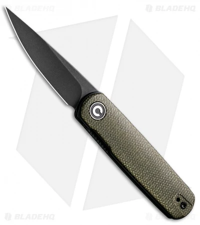 CIVIVI Lundquist Lumi Liner Lock Knife Green Micarta (2.6" Black Stonewash) 1 CIVIVI Lundquist Lumi Liner Lock Knife Green Micarta (2.6" Black Stonewash)