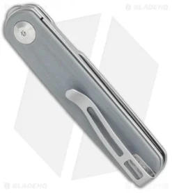 CIVIVI Lundquist Lumi Liner Lock Knife Gray G-10 (2.6" Stonewash) -Civivi CIVIVI Lundquist Lumi LL Gray G 10 SW C20024 2 BHQ 134294 jr side