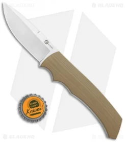 CIVIVI M2 Backup Fixed Blade Knife Tan G-10 (3" Satin) C2016A -Civivi CIVIVI M2 BAckup Tan G 10 Satin C2016A BHQ 116962 jr bottlecap