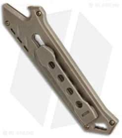 CIVIVI Mandate Bronze Titanium Utility Knife (9Cr18MoV + Damascus) -Civivi CIVIVI Mandate Bronze Ti Utility Knife BHQ 113197 jr side