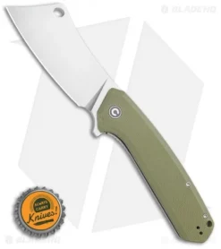 CIVIVI Mastodon Liner Lock Knife OD Green G-10 (3.8" Stonewash) -Civivi CIVIVI Mastodon Liner Lock Knife OD Green G 10 3.8 Stonewash C2012A BHQ 115282 LS Bottlecap