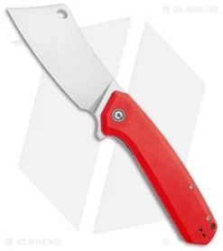 CIVIVI Mastodon Liner Lock Red G-10 (3.8" Stonewash)