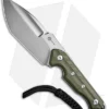 CIVIVI Maxwell Fixed Blade Knife OD Green G-10 (4.74" Stonewash) C21040-2