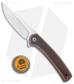 CIVIVI Mini Asticus Liner Lock Knife Black Rubbed Copper (3.25" Satin) -Civivi CIVIVI Mini Asticus LL Black Rubbed Copper Satin BHQ 134063 jr bottlecap