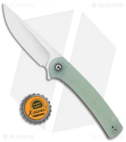 CIVIVI Mini Asticus Liner Lock Knife Natural Jade G-10 (3.25" Satin) -Civivi CIVIVI Mini Asticus LL Natural G 10 Satin BHQ 134065 jr bottlecap