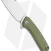 CIVIVI Mini Mastodon Liner Lock Knife OD Green G-10 (3" Stonewash)