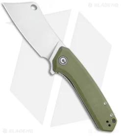 CIVIVI Mini Mastodon Liner Lock Knife OD Green G-10 (3" Stonewash)