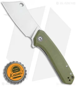CIVIVI Mini Mastodon Liner Lock Knife OD Green G-10 (3" Stonewash) -Civivi CIVIVI Mini Mastodon Liner Lock Knife OD Green G 10 3 Stonewash C2011A BHQ 115277 LS Bottlecap