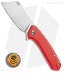 CIVIVI Mini Mastodon Liner Lock Knife Red G-10 (3" Stonewash) -Civivi CIVIVI Mini Mastodon Liner Lock Knife Red G 10 3 Stonewash C2011B BHQ 115278 LS Bottlecap