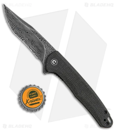 CIVIVI Mini Sandbar Liner Lock Knife Black Micarta (2.9" Damascus) C20011-DS1 4 CIVIVI Mini Sandbar Liner Lock Knife Black Micarta (2.9" Damascus) C20011-DS1 - Image 4