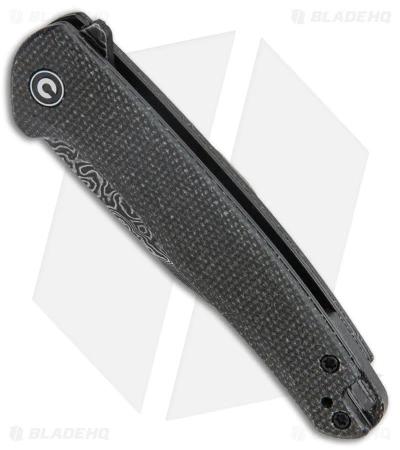 CIVIVI Mini Sandbar Liner Lock Knife Black Micarta (2.9" Damascus) C20011-DS1 2 CIVIVI Mini Sandbar Liner Lock Knife Black Micarta (2.9" Damascus) C20011-DS1 - Image 2