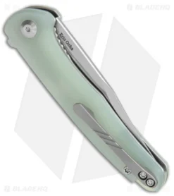 CIVIVI Mini Sandbar Liner Lock Knife Natural Jade G-10 (2.9" Satin ) C20011-2 -Civivi CIVIVI Mini Sandbar LL Knife Natural Jade G 10 Satin BHQ 142902 jr side
