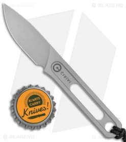 CIVIVI Minimis Fixed Blade Knife W/ Pocket Sheath (2.2" Stonewash) -Civivi CIVIVI Minimis Fixed Blade Pocket Sheath SW C20026 2 BHQ 134297 jr bottlecap