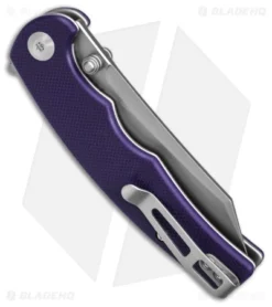 CIVIVI P87 Folder Liner Lock Knife Purple G-10 (2.9" Bead Blast) C21043-2 -Civivi CIVIVI P87 Folder LLK Purple G10 2in BB BHQ 151778 td side