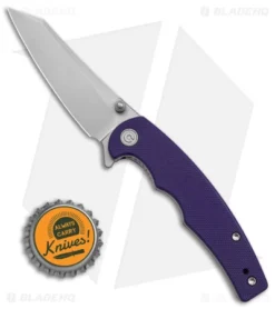 CIVIVI P87 Folder Liner Lock Knife Purple G-10 (2.9" Bead Blast) C21043-2 -Civivi CIVIVI P87 Folder LLK Purple G10 2in BB BHQ 151778 td size