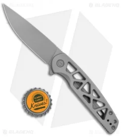 CIVIVI Perf Skeletonized Frame Lock Knife Stainless Steel (3.1" SW) -Civivi CIVIVI Perf Skeletonized FL SS SW BHQ 120916 jr bottlecap