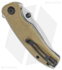 CIVIVI Pintail Liner Lock Knife Olive Green Micarta (3" Satin) C2020B -Civivi CIVIVI Pintail Liner Lock Knife Olive Green Micarta 3.00 Satin C2020B BHQ 118010 LS Side