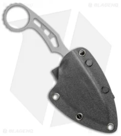 CIVIVI Planck Skeletonized Fixed Blade Knife (2.9" Stonewash) C2022A -Civivi CIVIVI Planck Skeletonized Gray SW BHQ 118860 jr sheath