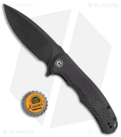 CIVIVI Praxis Flipper Liner Lock Knife Coarse Black Micarta (3.75" Black) C803G -Civivi CIVIVI Praxis Flipper LL Black Micarta Black BHQ 142943 jr bottlecap