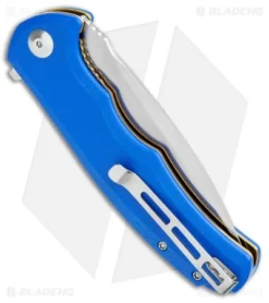 CIVIVI Praxis Flipper Liner Lock Knife Blue G-10 (3.75" Satin) C803E -Civivi CIVIVI Praxis Flipper LL Blue G 10 Satin C803E BHQ 110939 jr side