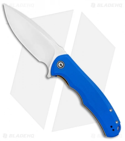 CIVIVI Praxis Flipper Liner Lock Knife Blue G-10 (3.75" Satin) C803E -Civivi CIVIVI Praxis Flipper LL Blue G 10 Satin C803E BHQ 110939 jr