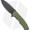 CIVIVI Praxis Flipper Liner Lock Knife OD Green G-10 (3.75" Black) C803F