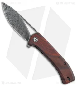 CIVIVI Riffle Liner Lock Knife Sandalwood (3.5" Damascus) C2024DS-2