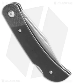 CIVIVI Rustic Gent Lock Back Knife Black G10/CF (2.97" Damascus) C914DS-1 -Civivi CIVIVI Rustic Gent LB Black G 10 CF Damascus C914DS 1 BHQ 109015 jr side