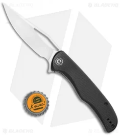 CIVIVI Shredder Liner Lock Knife Black G-10 (3.7" Satin D2) C912C -Civivi CIVIVI Shredder LL Black G 10 Satin C912C BHQ 103145 jr bottlecap