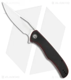 CIVIVI Shredder Liner Lock Knife Red/Black Layered G-10 (3.7" Satin D2) C912B