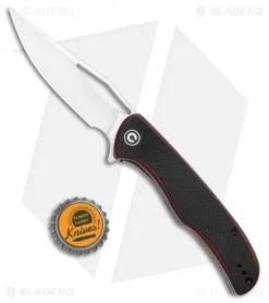 CIVIVI Shredder Liner Lock Knife Red/Black Layered G-10 (3.7" Satin D2) C912B -Civivi CIVIVI Shredder LL Red black Layered G 10 Satin C912B BHQ 103144 jr bottlecap