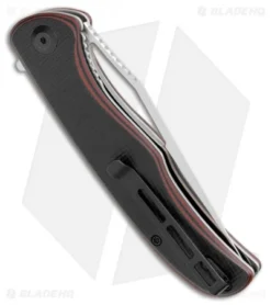 CIVIVI Shredder Liner Lock Knife Red/Black Layered G-10 (3.7" Satin D2) C912B -Civivi CIVIVI Shredder LL Red black Layered G 10 Satin C912B BHQ 103144 jr side