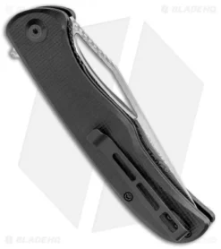 CIVIVI Shredder Liner Lock Knife Textured Black G-10 (3.7" Damascus) C912DS -Civivi CIVIVI Shredder LL Textured Black G 10 Damascus BHQ 110934 jr side