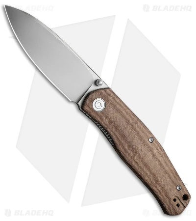 CIVIVI Sokoke Liner Lock Knife Brown Micarta (3.35" BB) C22007-3 1 CIVIVI Sokoke Liner Lock Knife Brown Micarta (3.35" BB) C22007-3