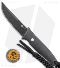 CIVIVI Terzuola Tamashii Fixed Blade Knife Dark Green Micarta (4.07" Black SW) -Civivi CIVIVI Terzuola Tamashii Fixed Blade Dark Green Micarta Black SW BHQ 141473 jr bottlecap