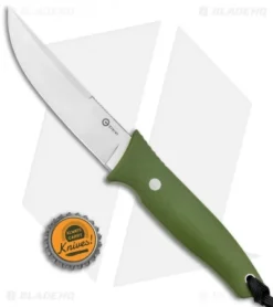 CIVIVI Terzuola Tamashii Fixed Blade Knife Green G-10 (4.07" Satin) -Civivi CIVIVI Terzuola Tamashii Fixed Blade Green G 10 Satin C19046 2 BHQ 106986 jr bottlecap