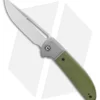 CIVIVI Trailblazer XL Slip Joint Knife OD Green G10 (3.5" Stonewash) C2101A