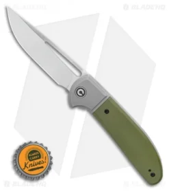 CIVIVI Trailblazer XL Slip Joint Knife OD Green G10 (3.5" Stonewash) C2101A -Civivi CIVIVI Trailblazer XL Slip Joint Knife OD Green G10 3.5 Stonewash C2101A BHQ 122534 LS Bottlecap