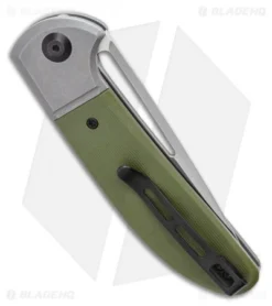 CIVIVI Trailblazer XL Slip Joint Knife OD Green G10 (3.5" Stonewash) C2101A -Civivi CIVIVI Trailblazer XL Slip Joint Knife OD Green G10 3.5 Stonewash C2101A BHQ 122534 LS Side
