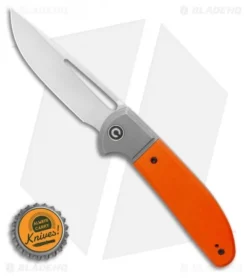 CIVIVI Trailblazer XL Slip Joint Knife Orange G10 (3.5" Stonewash) C2101B -Civivi CIVIVI Trailblazer XL Slip Joint Knife Orange G10 3.5 Stonewash C2101B BHQ 122535 LS Bottlecap
