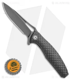 CIVIVI Wyvern Folding Flipper Knife Black FRN (3.5" Black) -Civivi CIVIVI Wyvern Folding Flipper Knife Black FRN 3.5 Black C902I BHQ 115288 LS Bottelcap