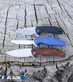 CIVIVI Incite Liner Lock Knife Cuibourtia Wood (3.7" Satin) C908D -Civivi CIVIVI Wyvern Folding Flipper Knife Blue FRN Satin C902E BHQ 100883 kp stump web