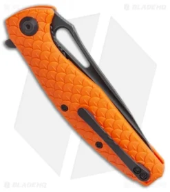 CIVIVI Wyvern Folding Flipper Knife Orange FRN (3.5" Black) -Civivi CIVIVI Wyvern Folding Flipper Knife Orange FRN 3.5 Black C902G BHQ 115286 LS Side