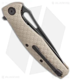 CIVIVI Wyvern Folding Flipper Knife Tan FRN (3.5" Black) -Civivi CIVIVI Wyvern Folding Flipper Knife Tan FRN 3.5 Black C902F BHQ 115285 LS Side