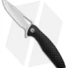 CIVIVI Wyvern Folding Flipper Knife Black FRN (3.5" Damascus) C902DS