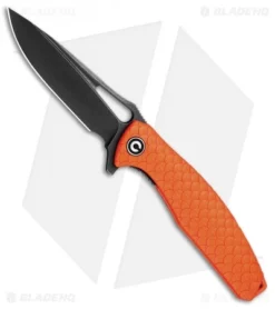 CIVIVI Wyvern Folding Flipper Knife Orange FRN (3.5" Black)
