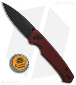 CIVIVI Altus Button Lock Knife Burgundy G-10 (3" Black) C20076-2 -Civivi Civivi Altus Button Lock Knife Burgundy G10 2in Black BHQ 139457 td size