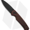 CIVIVI Altus Button Lock Knife Cuibourtia Wood (3" Black) C20076-3