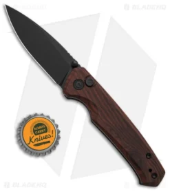 CIVIVI Altus Button Lock Knife Cuibourtia Wood (3" Black) C20076-3 -Civivi Civivi Altus Button Lock Knife Cuibourtia Wood 2in Black BHQ 139458 td size